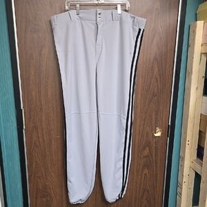Sportsphere Size XXXL Light Grey and Black Baseball Pants